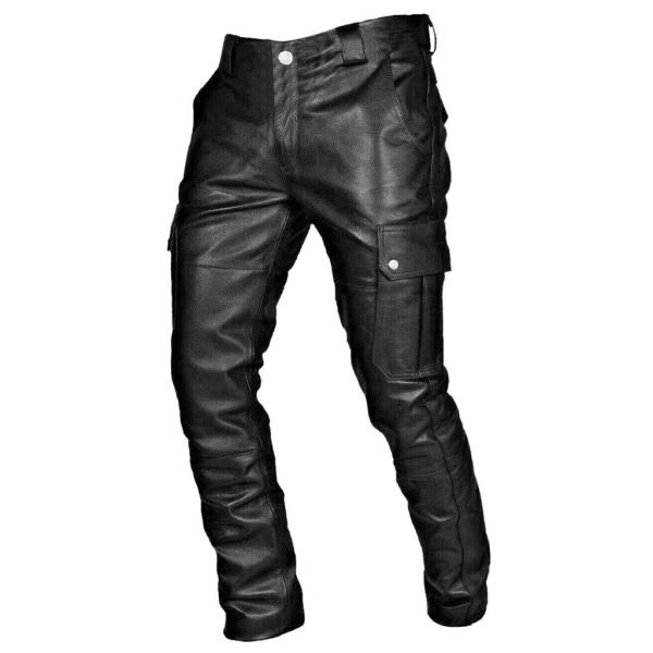 【並行輸入品】Mens Punk Pants Vintage Gothic Steampunk Fa...