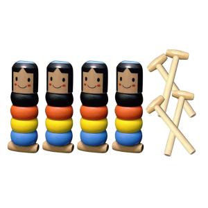 【並行輸入品】XBKPLO Magic Tricks Toy,Unbreakable Wooden Man Magic Toy Immorta