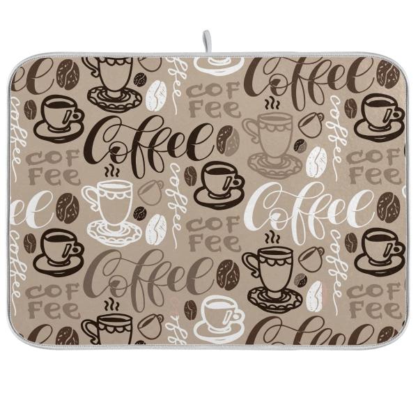 Coffee Mat Coffee Cup Drying Mat Coffee Maker Mat ...