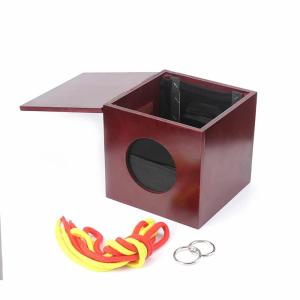 【並行輸入品】ZQION ディーンボックス (ディーンディル) 手品 連結ロープ マジック小道具 連結リング マジックギミックロープ マジックメ