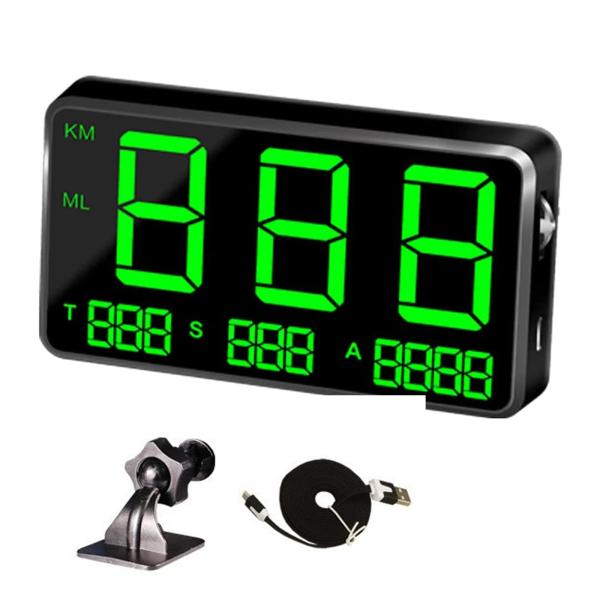 【並行輸入品】Universal GPS HUD Speedometer C80 Digital D...