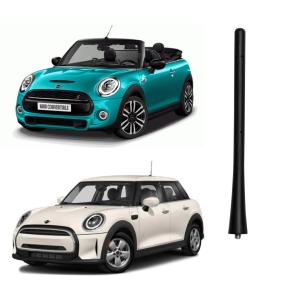 BMW Mini Cooper セレクトモデルと互換性のある7インチ無線アンテナマスト 直接交換、ショートルー/リアアンテナ、ブラ 並行輸入品｜allinone-d