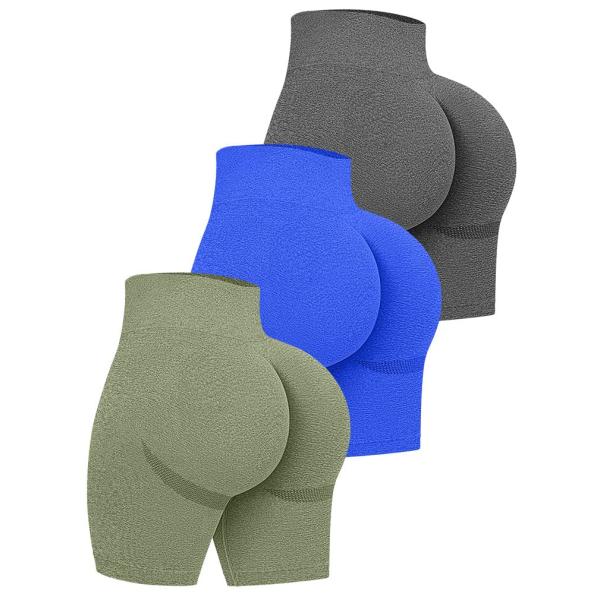 【並行輸入品】OQQ Women's 3 Piece High Waist Workout Shor...