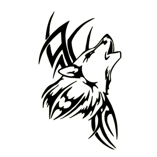 【並行輸入品】Zcargel Wolf Car Sticker,Car Hood Decal PVC...