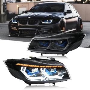 【並行輸入品】ヘッドランプ 2005 2012 BMW E90 ヘッドライト キセノン/ハロゲン アセンブリ 3シリーズ アクセサリー 改良スタ