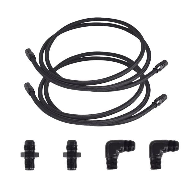 【並行輸入品】2 X 6AN PTFEトランスミッション冷却ライン 4L60 700R4 TH350...