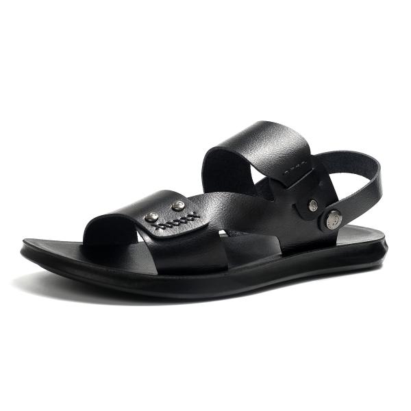 【並行輸入品】[Phefee] メンズ サンダル カジュアル レザー サンダル コンフォート フット...