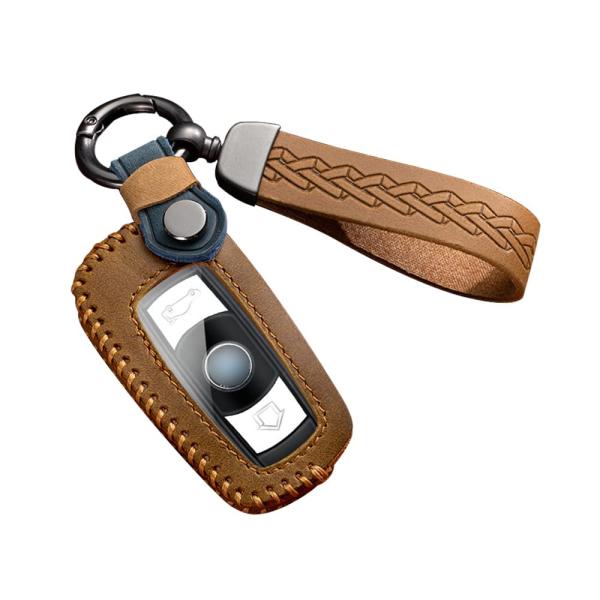 【並行輸入品】ontto レザーキーカバー スマートキーフォブケース BMW 1 3 5シリーズ E...