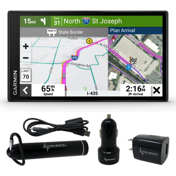 Garmin d〓zl OTR610 大型 見やすい6インチ GPSトラックナビゲーター カスタムト...