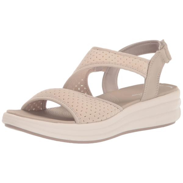 【並行輸入品】Clarks (クラークス) レディース ドリフトファーン フラットサンダル ライトト...