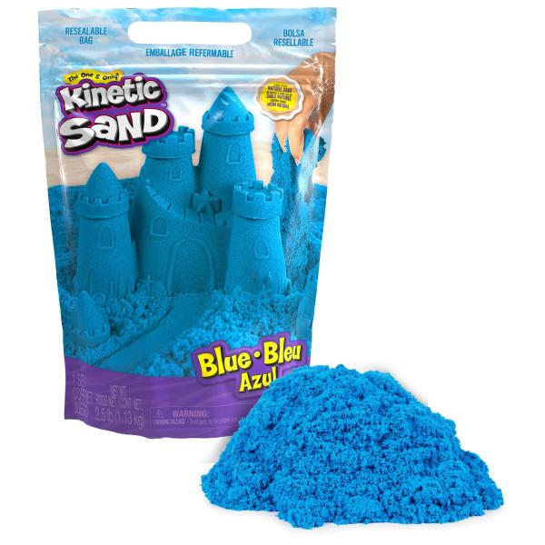 【並行輸入品】Kinetic Sand, 2.5lbs Blue Play Sand, Moldab...
