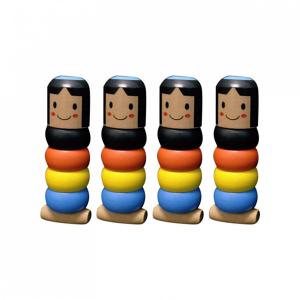 【並行輸入品】Aubatece Unbreakable Wooden Man Magic Toy Tricks Funny Props Toy