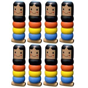 【並行輸入品】Aubatece Unbreakable Little Wooden Man Magic Toy, Stage Magic Pr