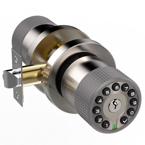 【並行輸入品】BOTHSTAR キーパッドドアノブ 鍵付き キーレスエントリードアロック コードロッ...