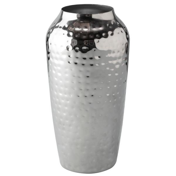 【並行輸入品】Chic Chill 職人手打ち花瓶 シルバー Decorative Hand Ham...