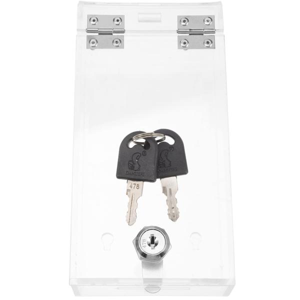 【並行輸入品】キーロックボックス 携帯電話ケース クリア携帯電話ロックボックス 電話ロッカーボックス...