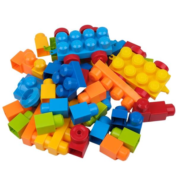 STJOYOPY Big Building Blocks Train (56 Pieces) Edu...