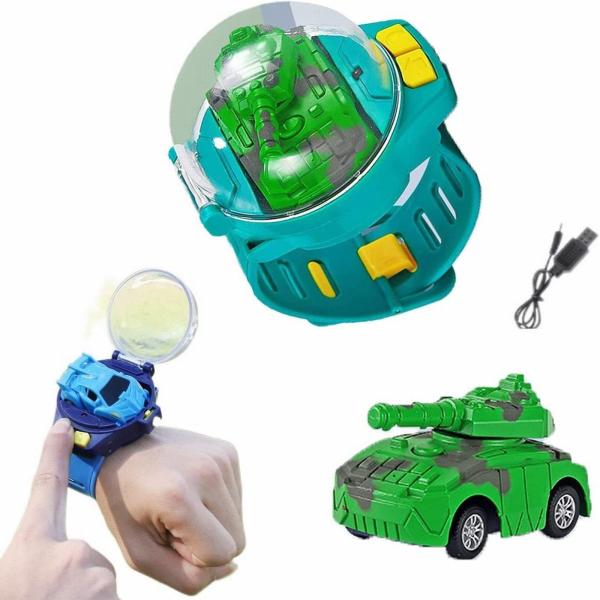 HJLXMF 2022 New Mini Remote Control Tank Watch Toy...