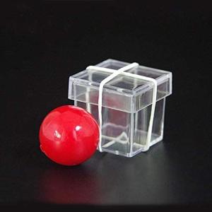 【並行輸入品】SUMAG 5 Pcs Bandit Ball Penetrate Thru Transparent Box Magic Tri