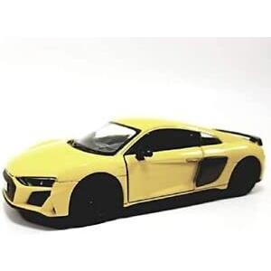 【並行輸入品】Kinsmart Audi R8 2020 カナリアイエロー ハードトップ 1/36スケール ダイキャストカー Kinsmart