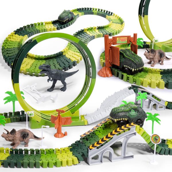 RISUNTOY Dinosaur Toys,Dinosaur Tracks,Create A Di...