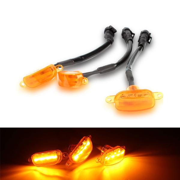【並行輸入品】Miytsya 車用LEDグリルライト 3個セット 2004 2019 Ford F1...