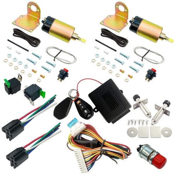 【並行輸入品】ストリートラットホットロッド用ドアハンドルキット ドアポッパーキットトランクポッパー&amp;...