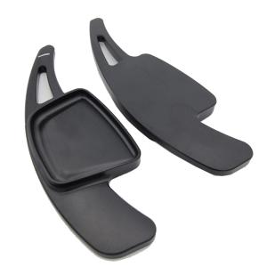 【並行輸入品】シフトカバー For Audi A8 A6L C8 2019 2021用、2個Avant Quattroカーステアリングホイールパ