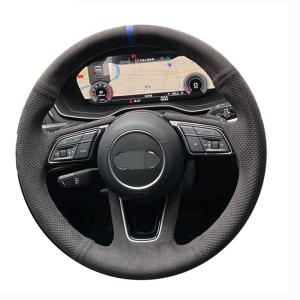 【並行輸入品】ハンドルカバー 軽自動車アウディ A4 B9 Avant A5 F5 Q2 A1 8X Sportback A3 8V用、DIY手