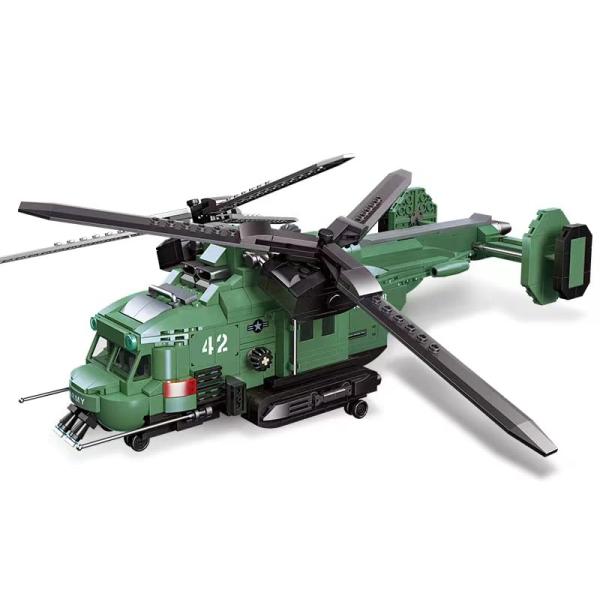 BDYDT Twin Rotor K MAX Helicopter Building Blocks ...