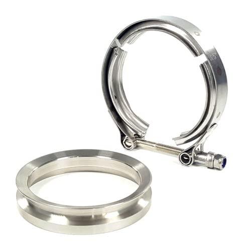 【並行輸入品】4インチ 排気フランジ+クランプ 4.2インチ Marmon Borg Warner ...