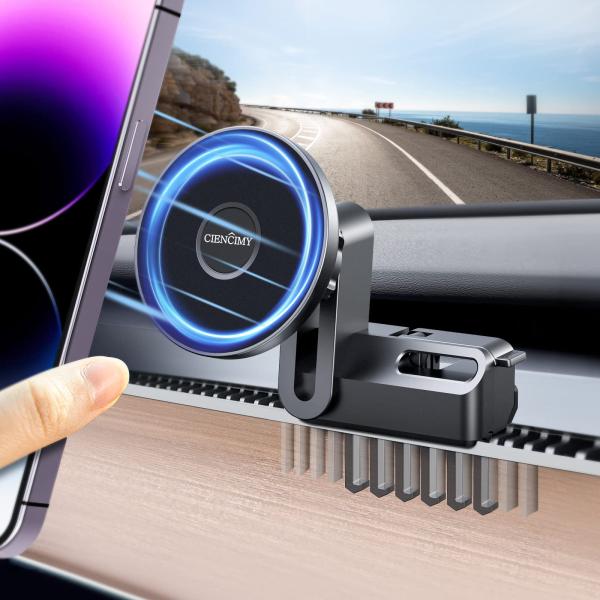 【並行輸入品】Ciencimy Tesla 電話マウント モデル3モデルY用 【取り付け簡単】 磁気...