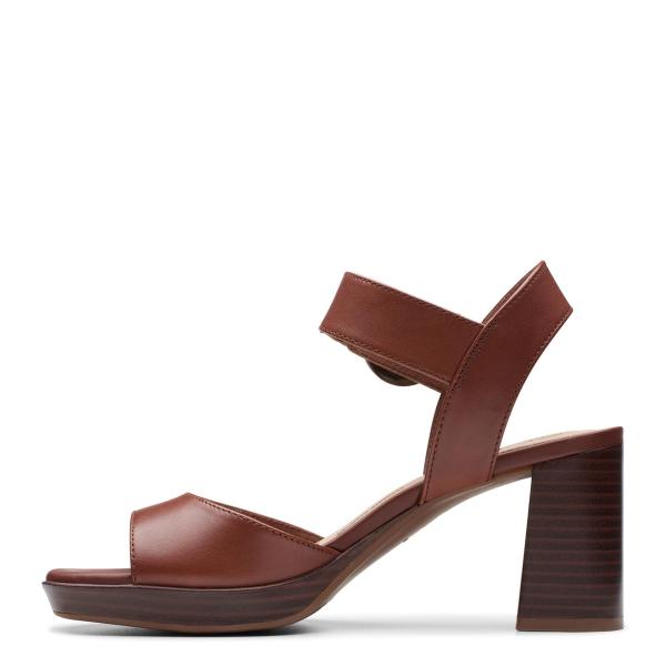 【並行輸入品】Clarks (クラークス) レディース Ambyrlyn Ruby ヒールサンダル,...