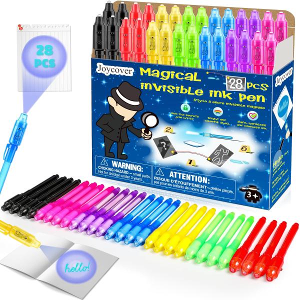 Joycover Invisible Ink Pen, 28PCS Spy Pen for Kids...