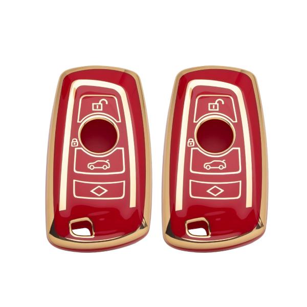 【並行輸入品】Xotic Tech 2Pcs Red Soft TPU 4 Button Full ...