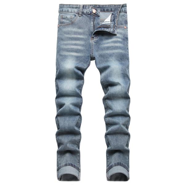 【並行輸入品】JUNBAOSS Men's Skinny Jeans Stretch Washed ...