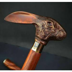 並行輸入品】アヒルの頭 真鍮 アンティークハンドル 木製ウォーキング