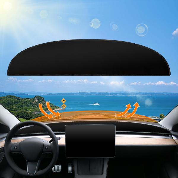 【並行輸入品】XINTUO ダッシュボードカバー Tesla Model Y Model 3用 アク...