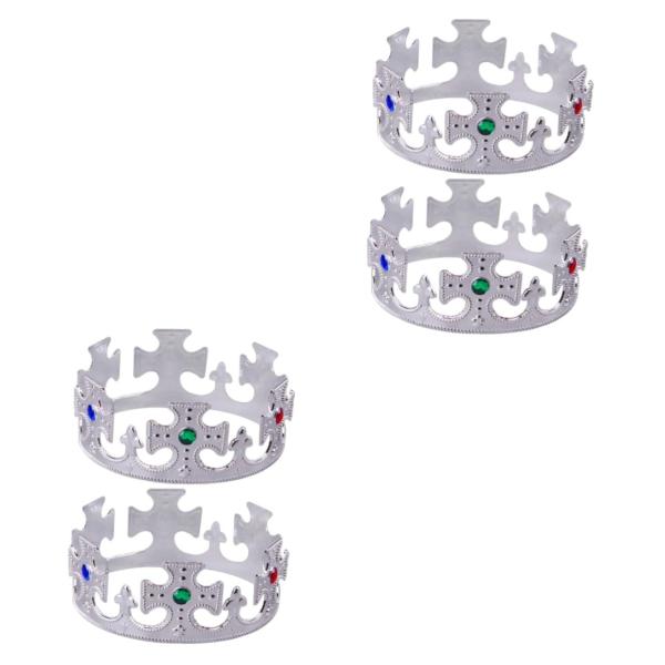 【並行輸入品】Toyvian 4 Pcs Birthday Crown Hat King Costu...