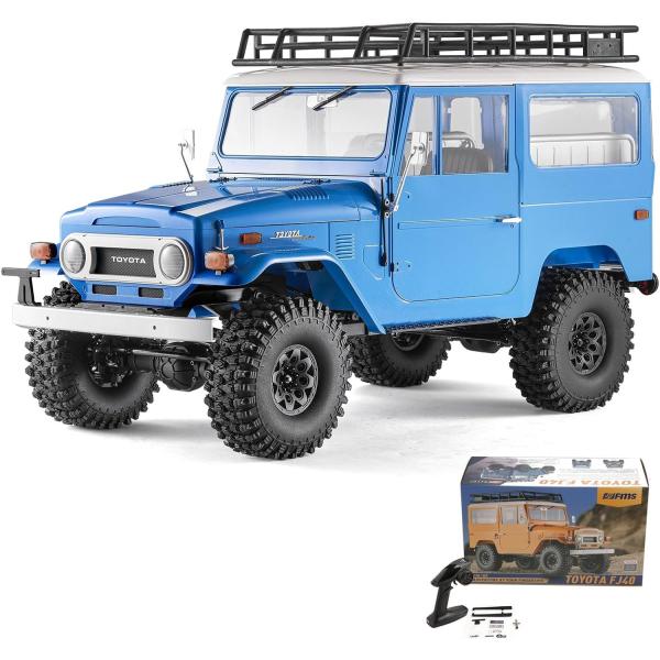 WOWRC FMS 1/10 RCクローラー トヨタ FJ40 RCモデル 2.4Ghz リモコン照...