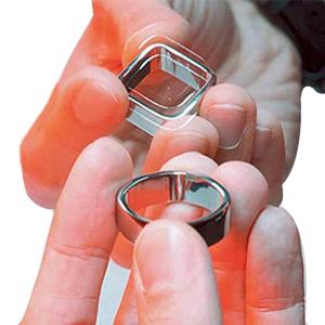 【並行輸入品】blue ther Ambi Ring Magic Tricks Circle Square Magic Magician Ac