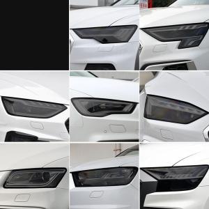 【並行輸入品】QUNINE?黒いTPUのステッカー車のヘッドライトの保護フィルム、アウディA3 8V S3 A4 B8 B9 A5 A6 S6