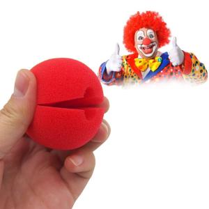 【並行輸入品】MOMOMAGE 5 Pcs Red Sponge Clown Nose/Sponge Ball Magic Tricks 5