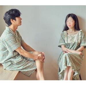 【並行輸入品】ナイトドレス 女性の半袖ロングプ...の詳細画像3