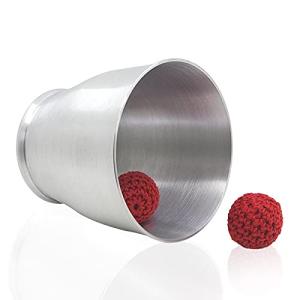 【並行輸入品】MOMOMAGE Deluxe Aluminum Chop Cup Wide Mouth (Silver, with Mag