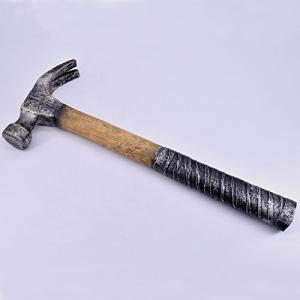 【並行輸入品】MOMOMAGE Lifelike Rubber Hammer Magic Tricks Can Compress to Fit