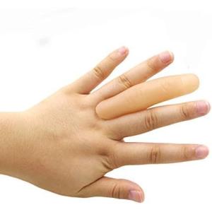 【並行輸入品】MOMOMAGE 3 Pcs Fake Finger Sixth Magic Props Medium Size Rubber
