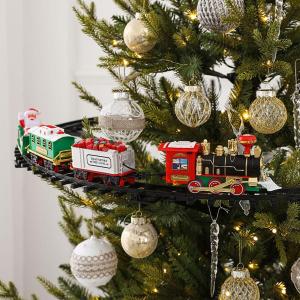 WESTN Rail Toys Electric Train, Xmas Tree Decoration, Holiday Tr 並行輸入品