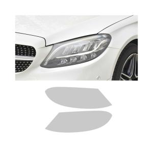 【並行輸入品】車のヘッドライト保護フィルム に適合する ベンツ C クラス W205 C63 S205 車のヘッドライト保護フィルムスモークブラ