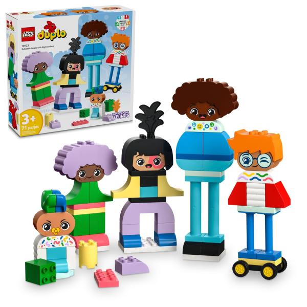LEGO デュプロ タウン 組み立て可能 大きな感情を持つ人々 インタラクティブおもちゃ 対象年齢3...